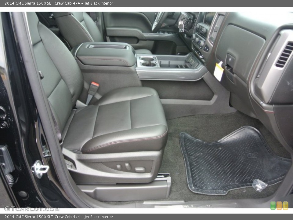 Jet Black Interior Front Seat for the 2014 GMC Sierra 1500 SLT Crew Cab 4x4 #87324355