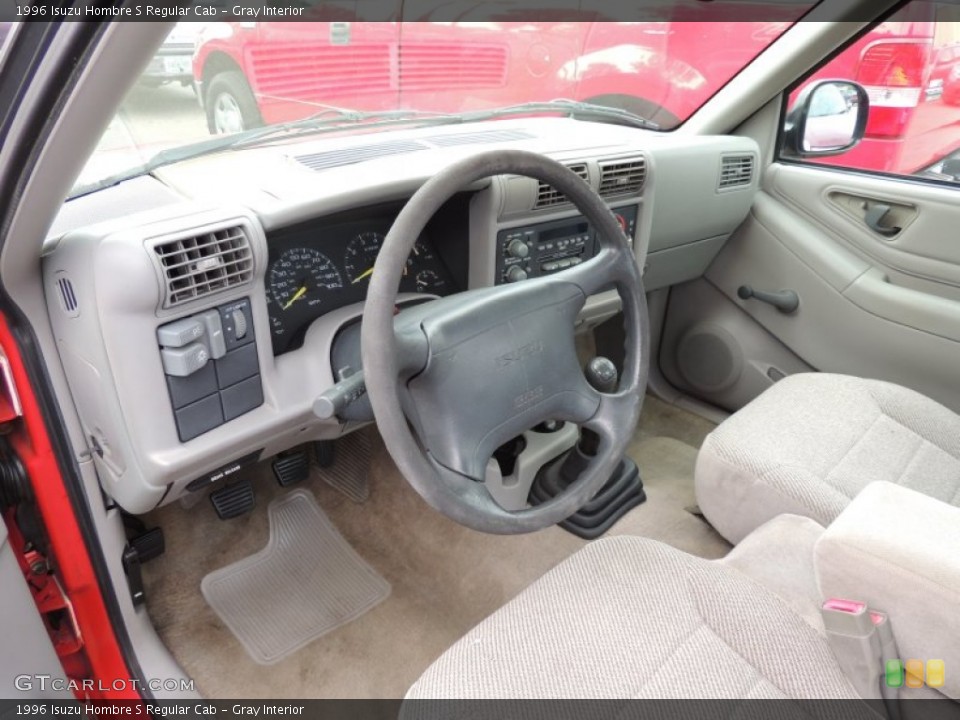 Gray Interior Prime Interior for the 1996 Isuzu Hombre S Regular Cab #87325420