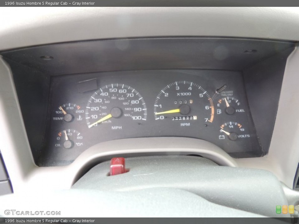 Gray Interior Gauges for the 1996 Isuzu Hombre S Regular Cab #87325768