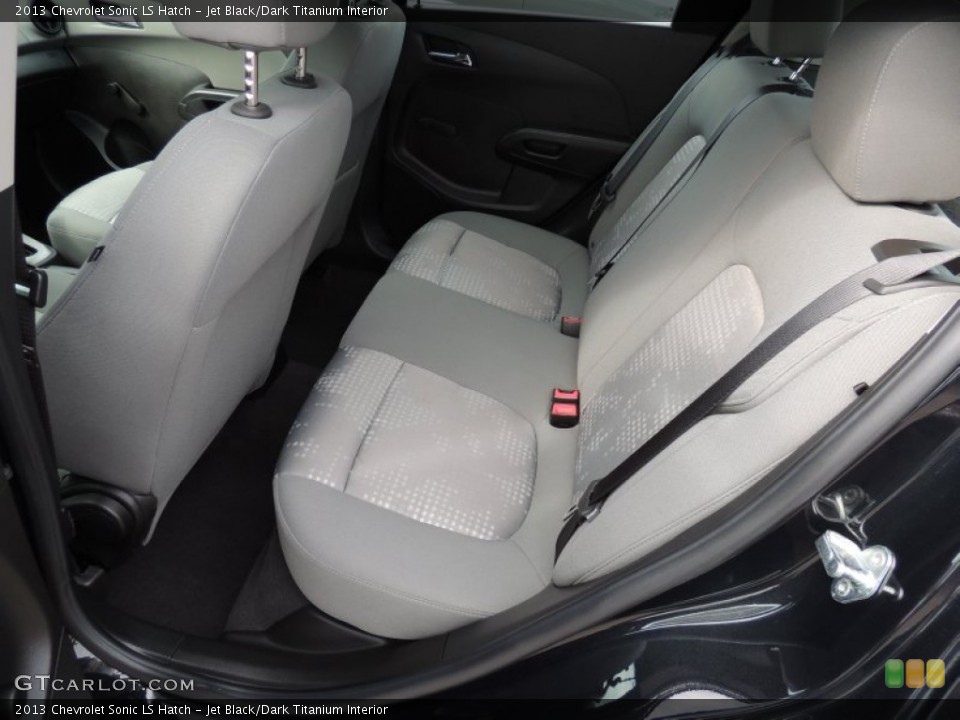 Jet Black/Dark Titanium Interior Rear Seat for the 2013 Chevrolet Sonic LS Hatch #87326596