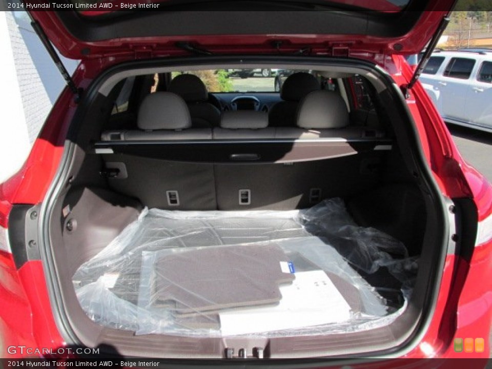 Beige Interior Trunk for the 2014 Hyundai Tucson Limited AWD #87327007