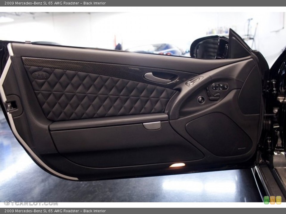 Black Interior Door Panel for the 2009 Mercedes-Benz SL 65 AMG Roadster #87329671