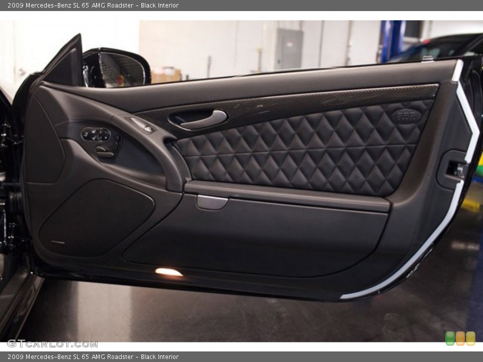 Black Interior Door Panel for the 2009 Mercedes-Benz SL 65 AMG Roadster #87329694