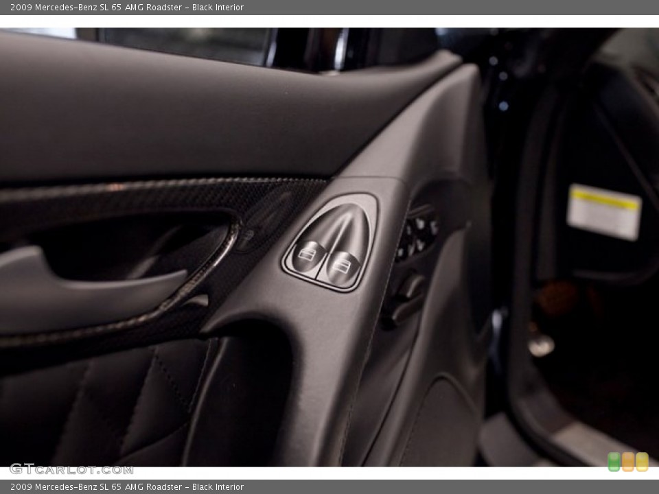 Black Interior Controls for the 2009 Mercedes-Benz SL 65 AMG Roadster #87329716