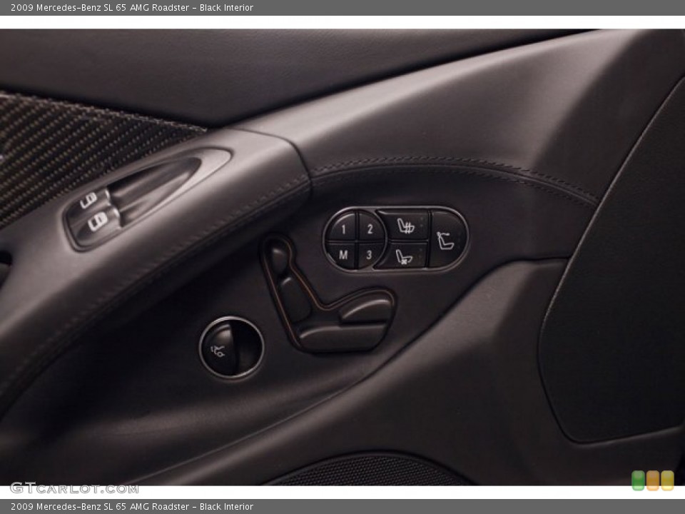 Black Interior Controls for the 2009 Mercedes-Benz SL 65 AMG Roadster #87329731