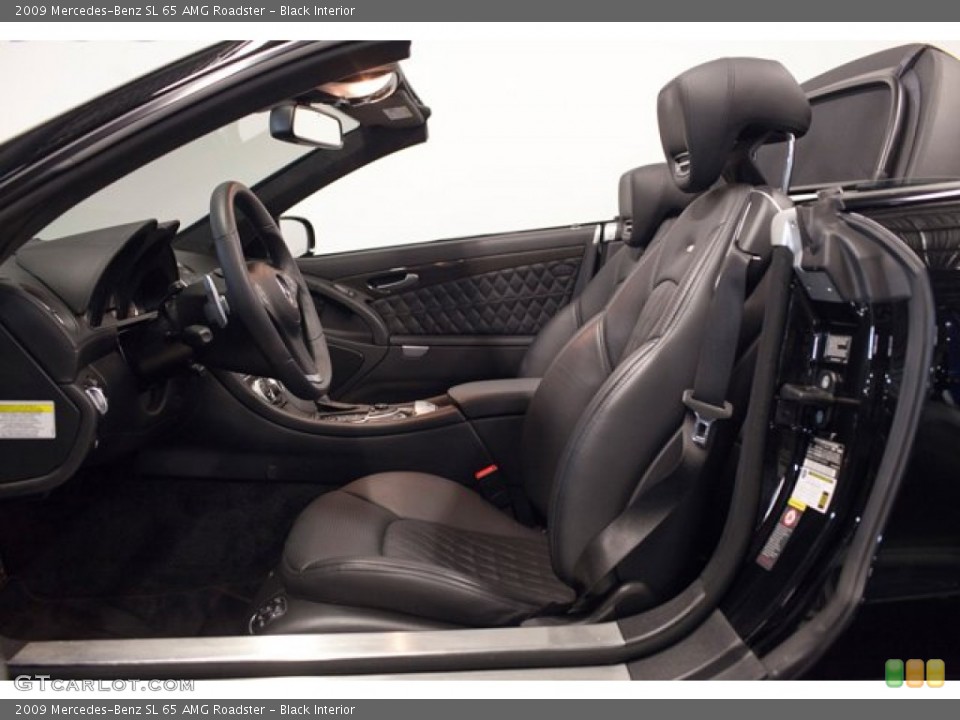 Black Interior Photo for the 2009 Mercedes-Benz SL 65 AMG Roadster #87329791