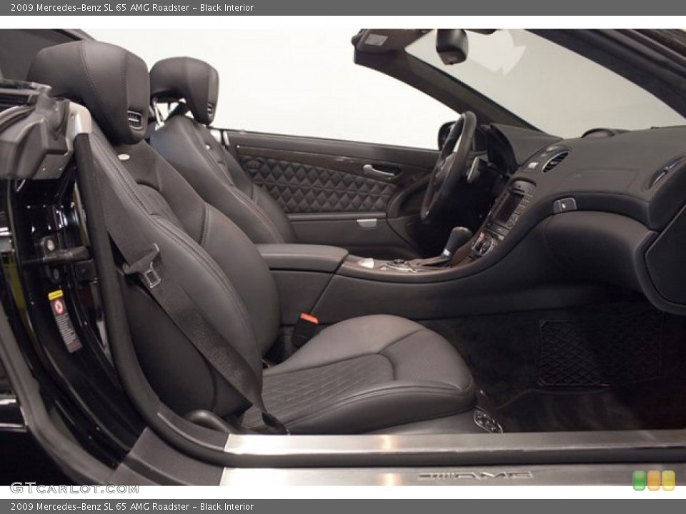 Black Interior Front Seat for the 2009 Mercedes-Benz SL 65 AMG Roadster #87329815