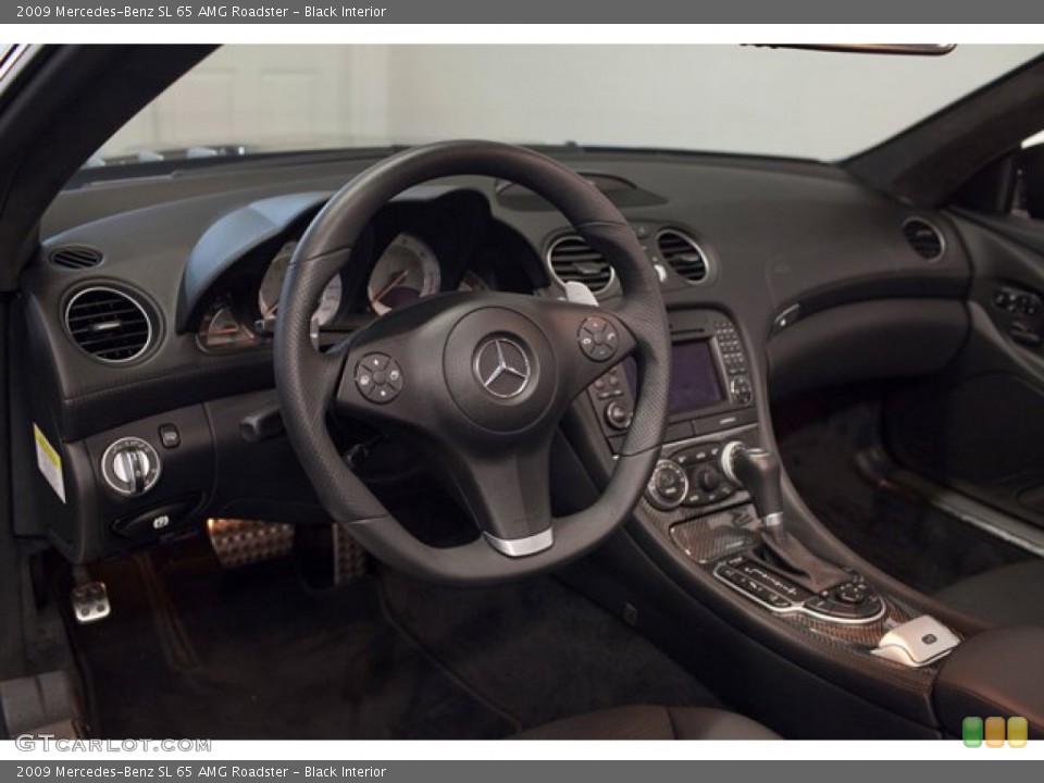 Black Interior Steering Wheel for the 2009 Mercedes-Benz SL 65 AMG Roadster #87329875