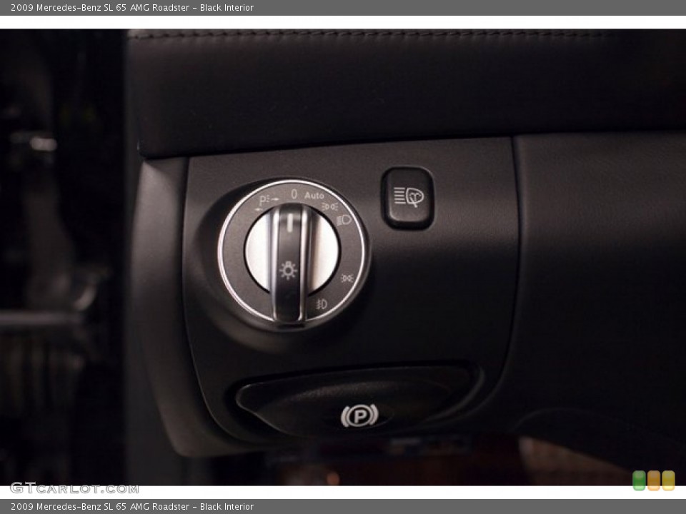 Black Interior Controls for the 2009 Mercedes-Benz SL 65 AMG Roadster #87329944