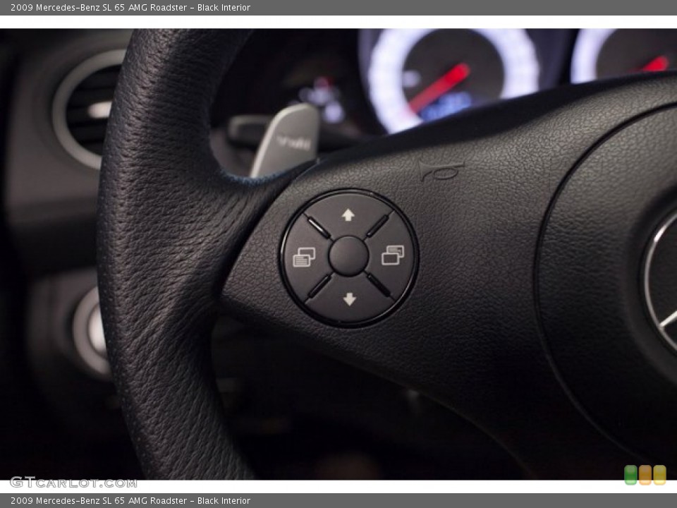 Black Interior Controls for the 2009 Mercedes-Benz SL 65 AMG Roadster #87329995