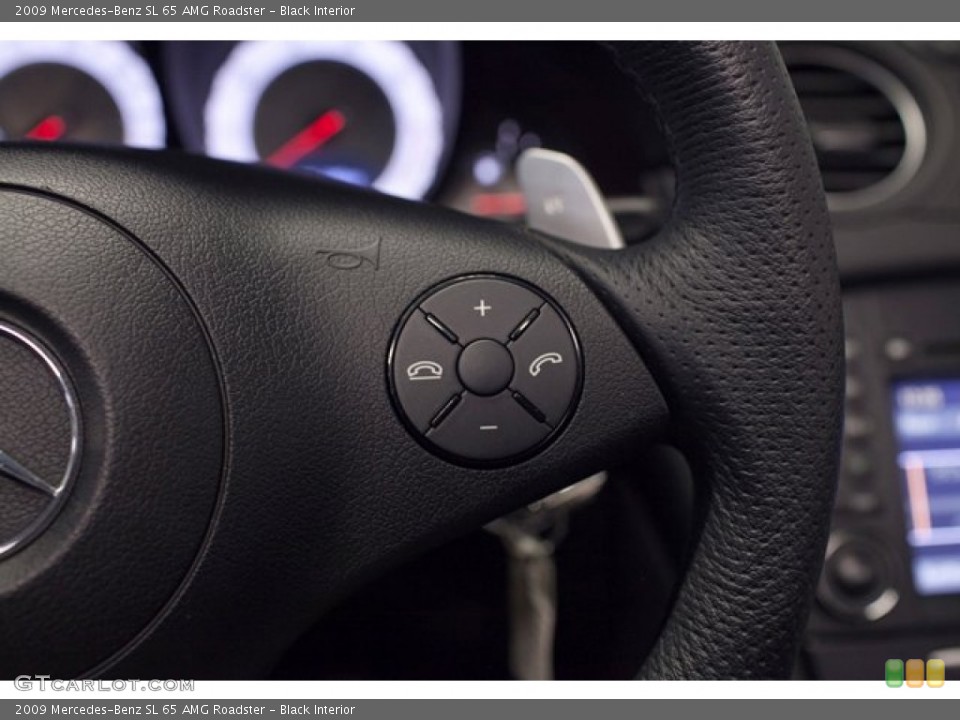 Black Interior Controls for the 2009 Mercedes-Benz SL 65 AMG Roadster #87330016