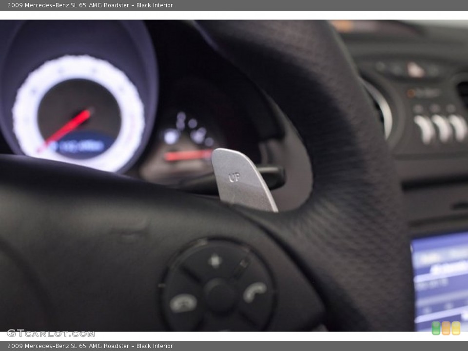 Black Interior Controls for the 2009 Mercedes-Benz SL 65 AMG Roadster #87330040