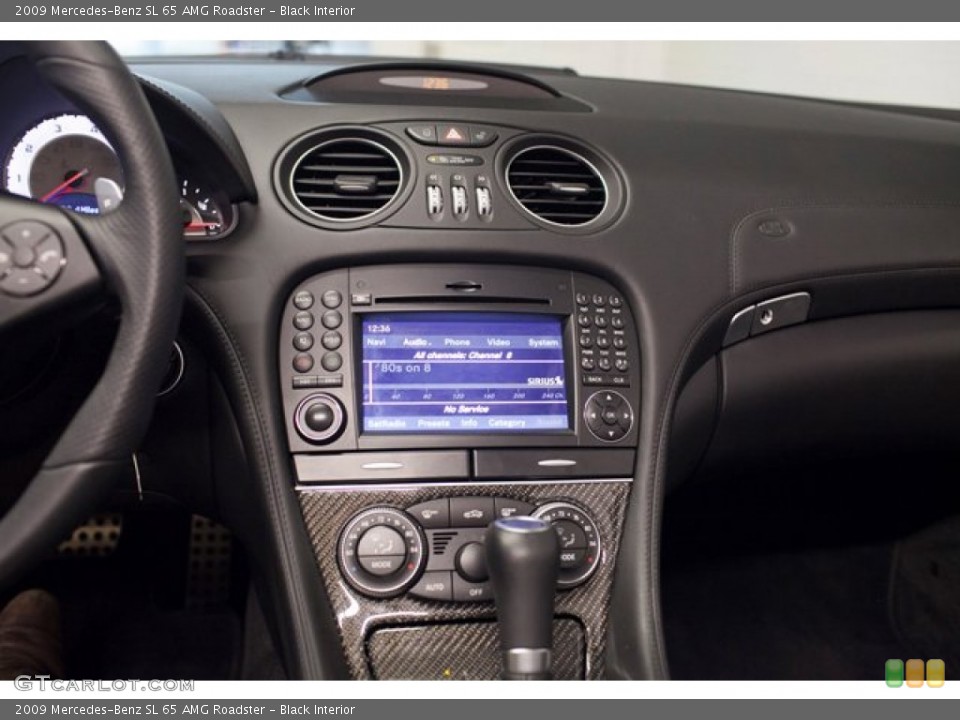 Black Interior Controls for the 2009 Mercedes-Benz SL 65 AMG Roadster #87330160