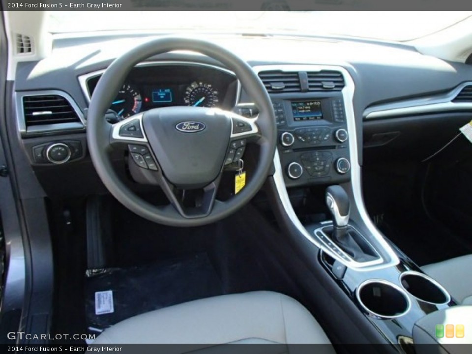 Earth Gray Interior Prime Interior for the 2014 Ford Fusion S #87330313
