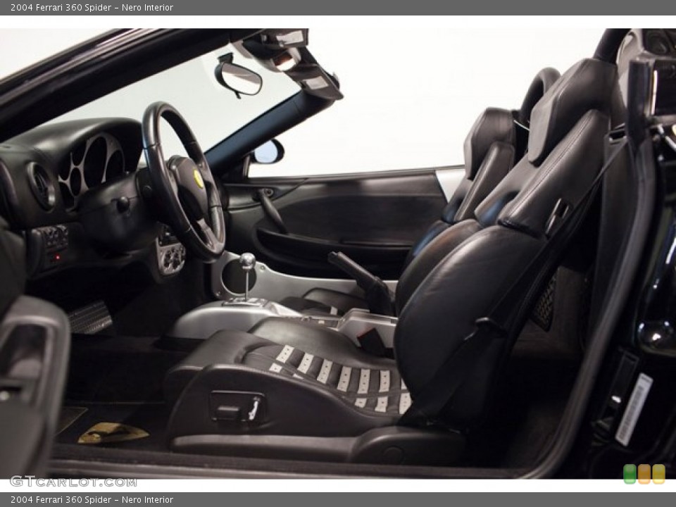 Nero Interior Front Seat for the 2004 Ferrari 360 Spider #87331462