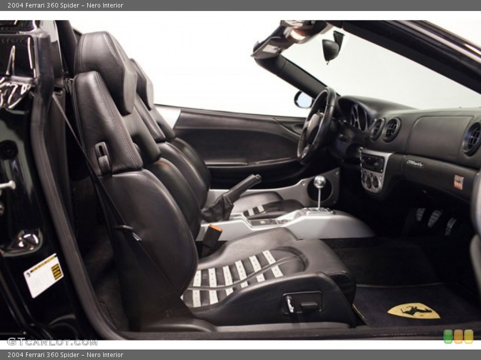Nero Interior Front Seat for the 2004 Ferrari 360 Spider #87331480