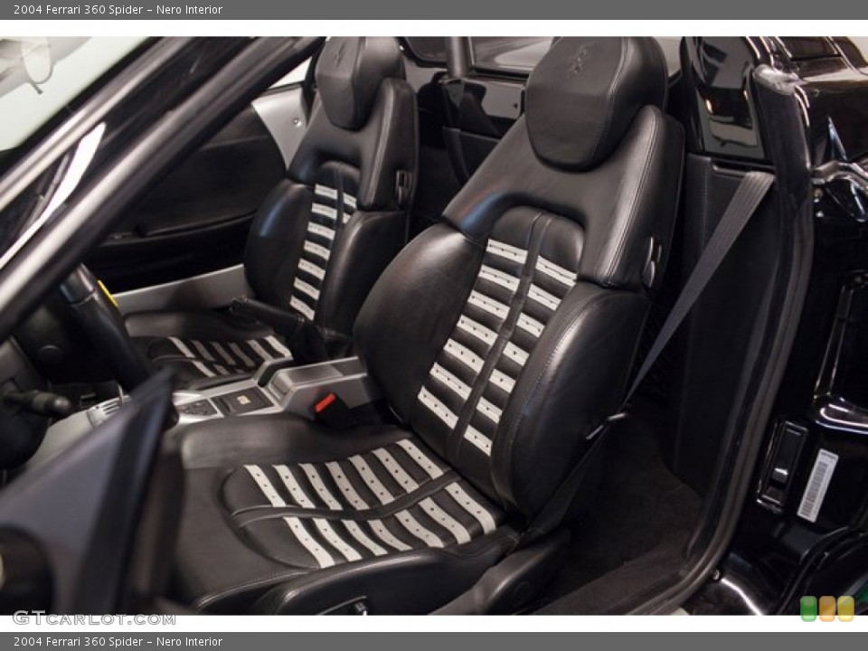 Nero Interior Front Seat for the 2004 Ferrari 360 Spider #87331537