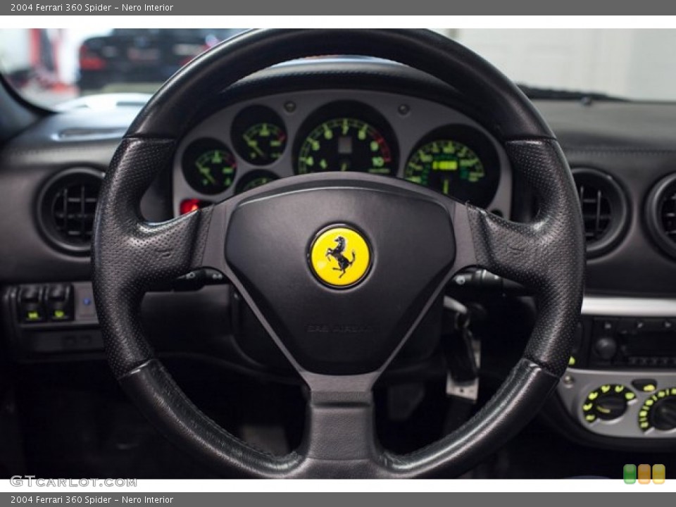 Nero Interior Steering Wheel for the 2004 Ferrari 360 Spider #87331645