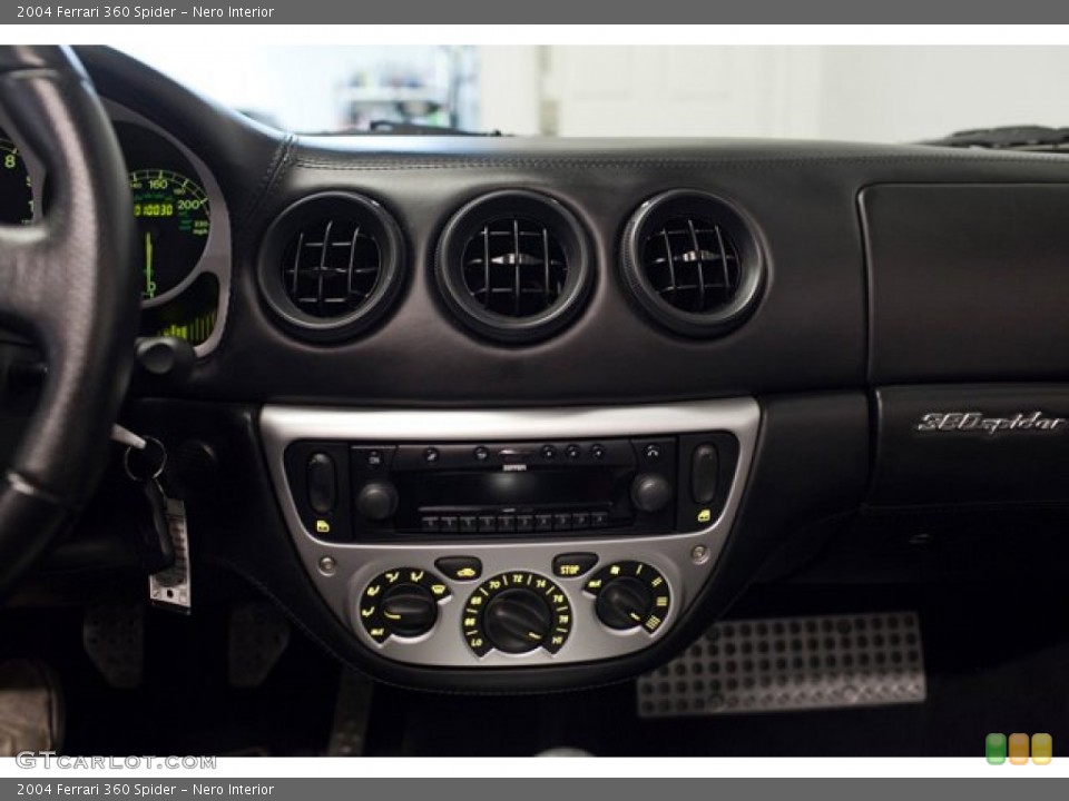 Nero Interior Controls for the 2004 Ferrari 360 Spider #87331685