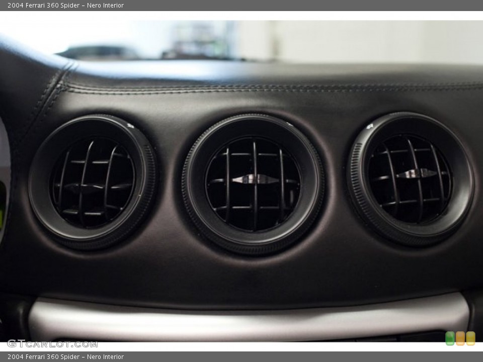Nero Interior Controls for the 2004 Ferrari 360 Spider #87331708