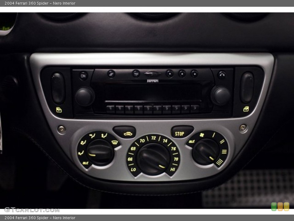 Nero Interior Controls for the 2004 Ferrari 360 Spider #87331732