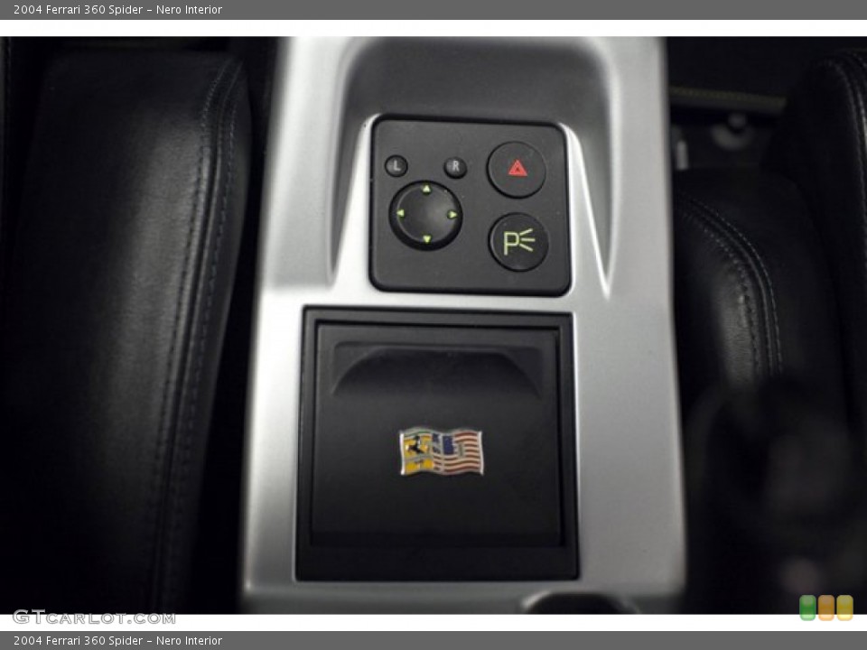 Nero Interior Controls for the 2004 Ferrari 360 Spider #87331805