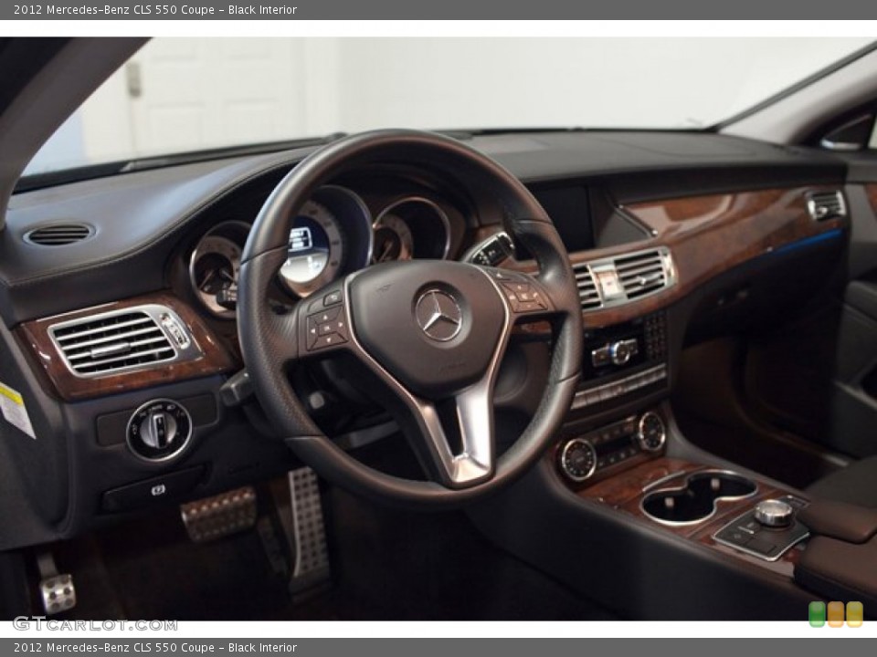 Black Interior Dashboard for the 2012 Mercedes-Benz CLS 550 Coupe #87332824