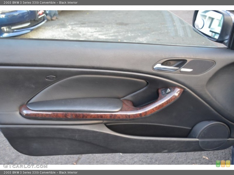 Black Interior Door Panel for the 2003 BMW 3 Series 330i Convertible #87336241