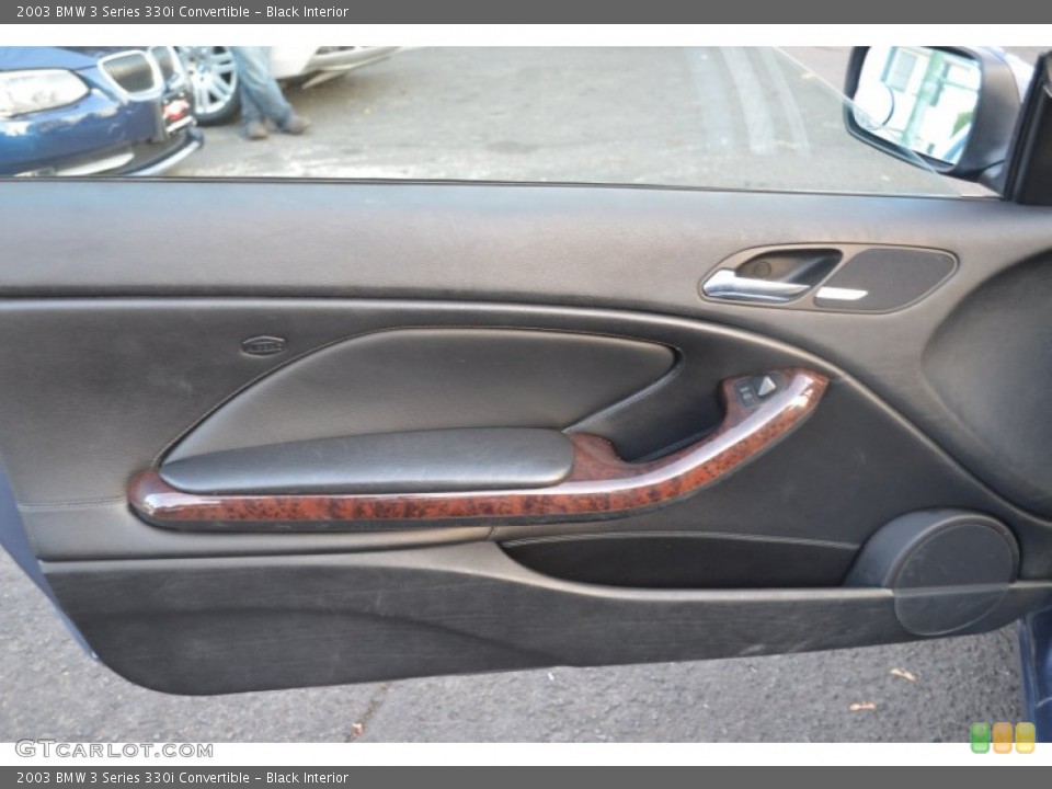 Black Interior Door Panel for the 2003 BMW 3 Series 330i Convertible #87336301