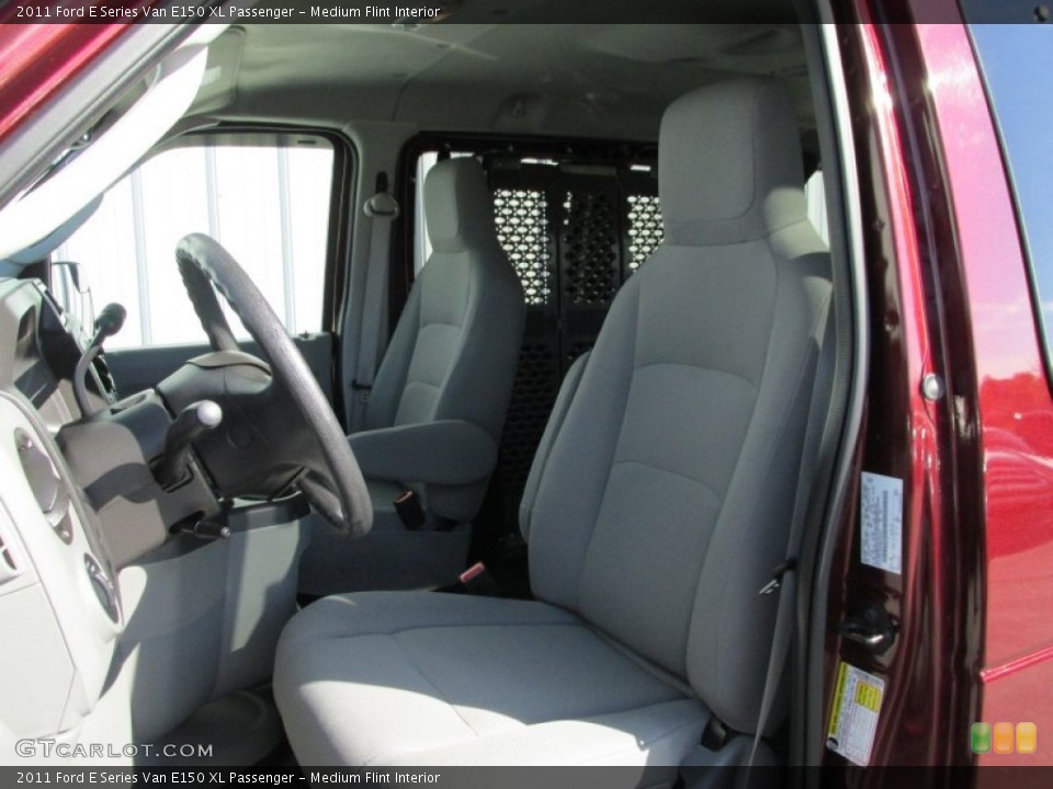 Medium Flint Interior Front Seat for the 2011 Ford E Series Van E150 XL Passenger #87336415