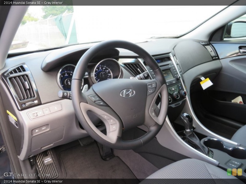 Gray Interior Prime Interior for the 2014 Hyundai Sonata SE #87337018