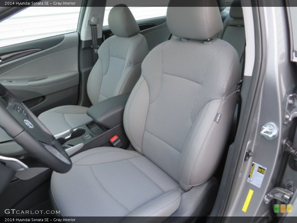 Gray Interior Front Seat for the 2014 Hyundai Sonata SE #87337627