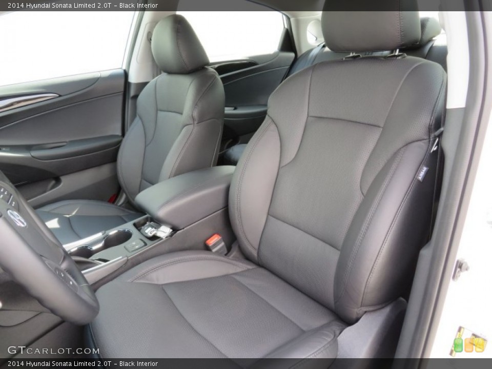 Black Interior Front Seat for the 2014 Hyundai Sonata Limited 2.0T #87339223