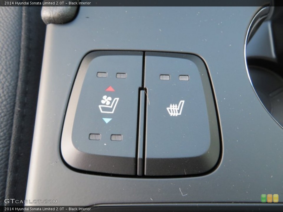 Black Interior Controls for the 2014 Hyundai Sonata Limited 2.0T #87339283
