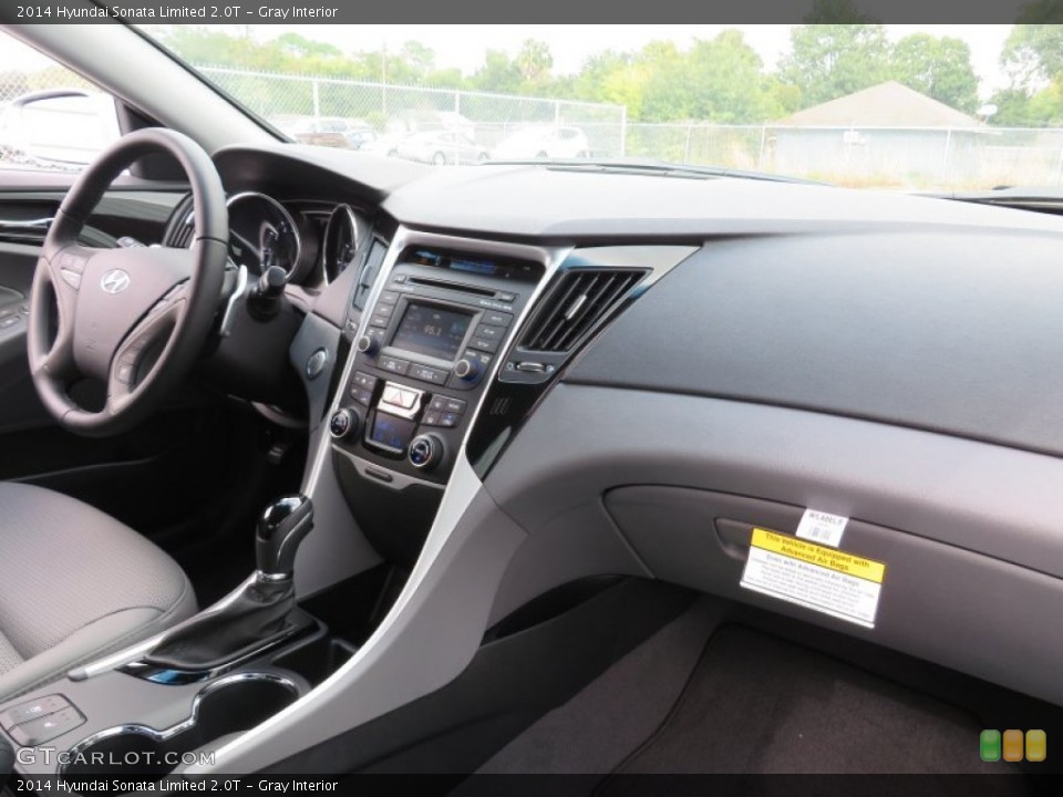 Gray Interior Dashboard for the 2014 Hyundai Sonata Limited 2.0T #87339499