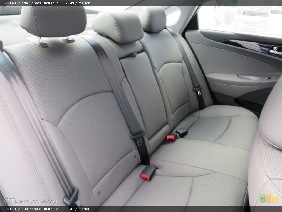Gray Interior Rear Seat for the 2014 Hyundai Sonata Limited 2.0T #87339528