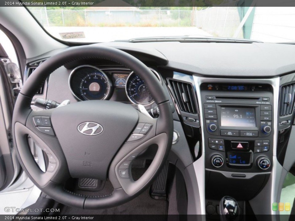 Gray Interior Dashboard for the 2014 Hyundai Sonata Limited 2.0T #87339610