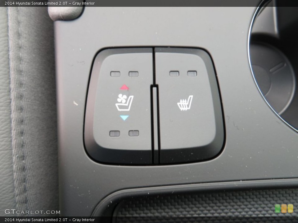 Gray Interior Controls for the 2014 Hyundai Sonata Limited 2.0T #87339640
