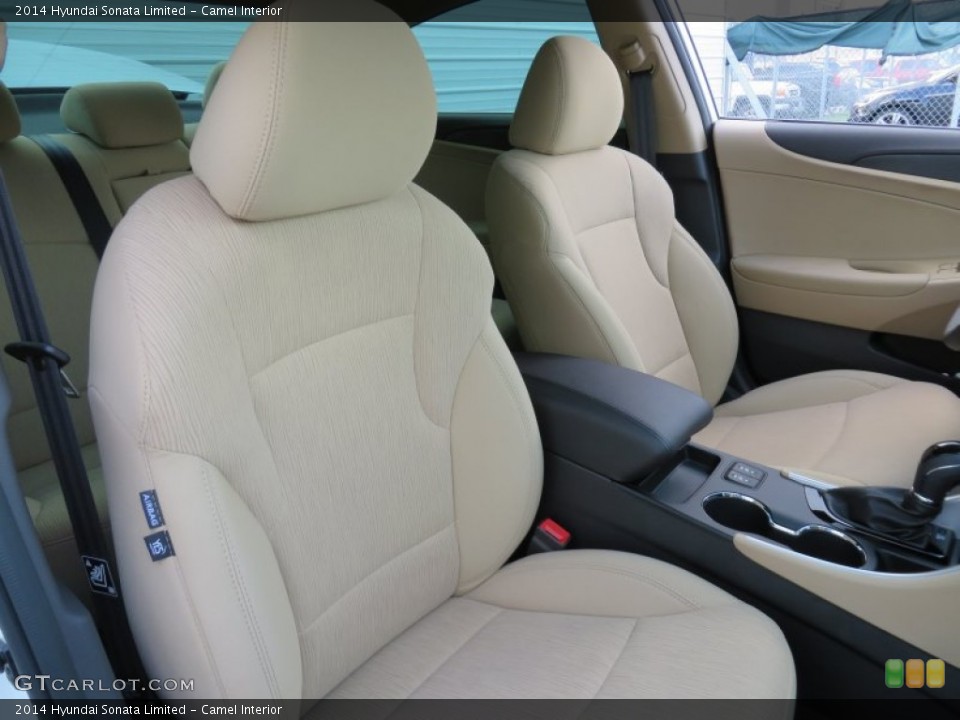 Camel Interior Front Seat for the 2014 Hyundai Sonata Limited #87339871
