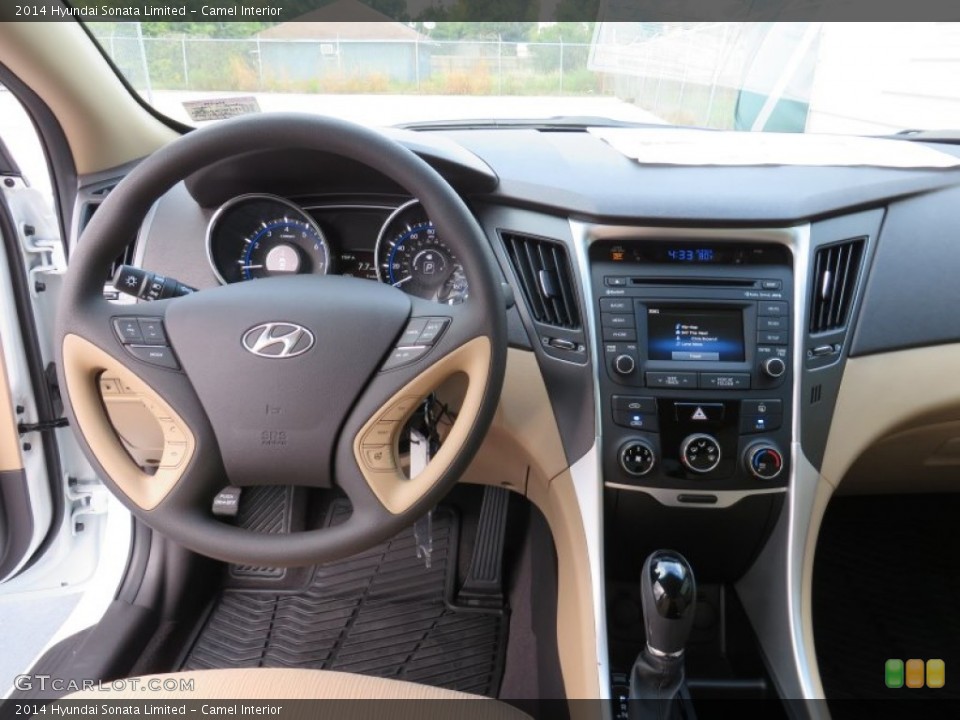 Camel Interior Dashboard for the 2014 Hyundai Sonata Limited #87339934