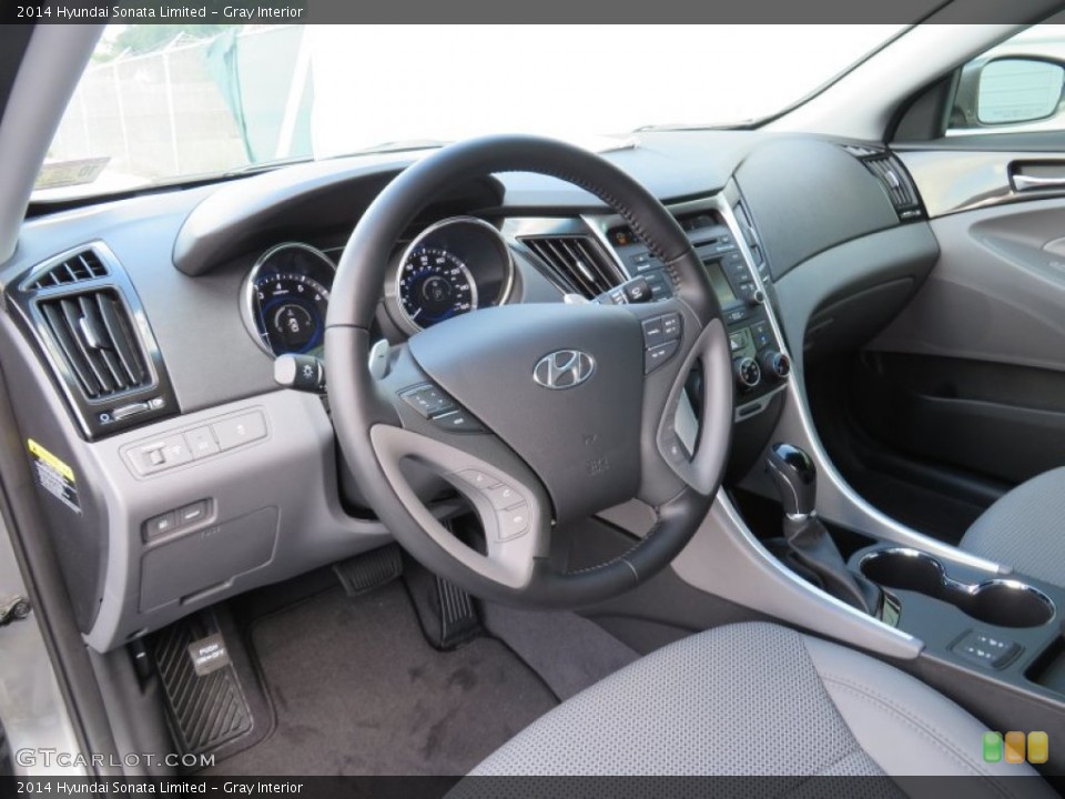 Gray Interior Prime Interior for the 2014 Hyundai Sonata Limited #87340531