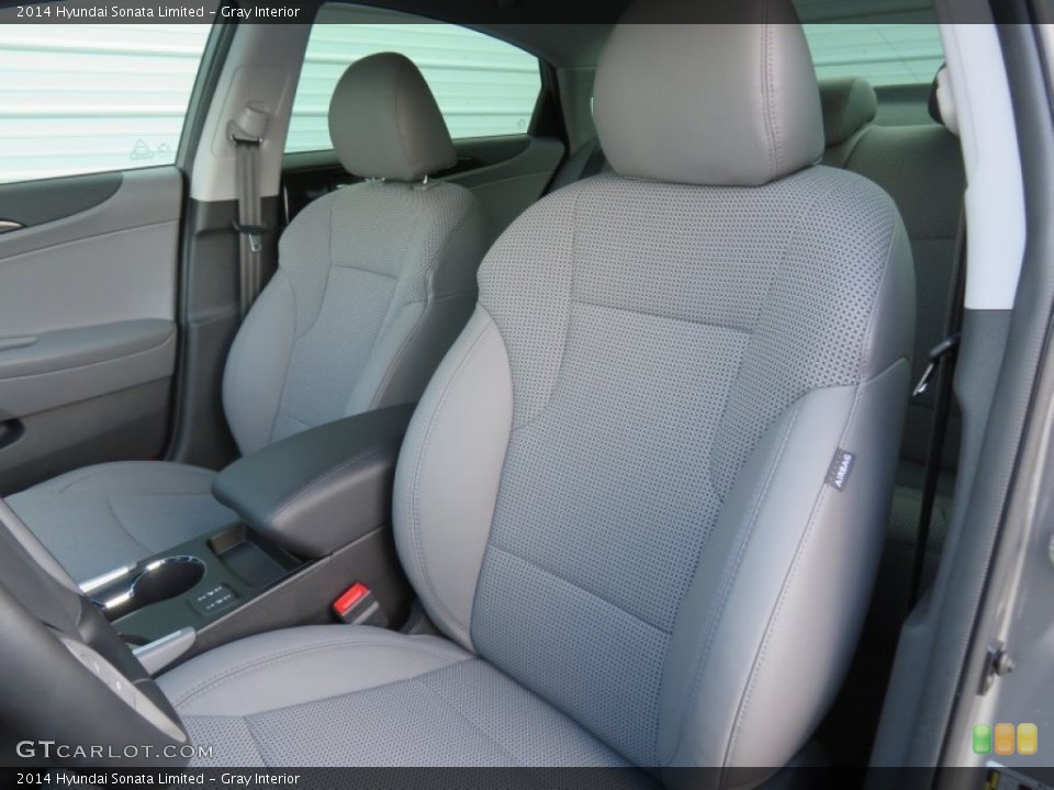 Gray Interior Front Seat for the 2014 Hyundai Sonata Limited #87340534