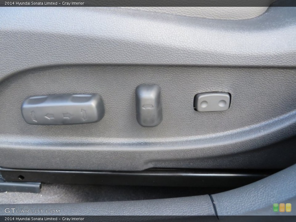 Gray Interior Controls for the 2014 Hyundai Sonata Limited #87340537