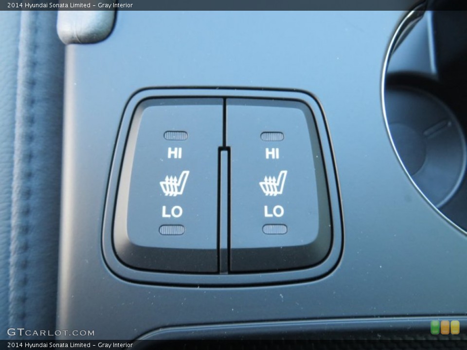 Gray Interior Controls for the 2014 Hyundai Sonata Limited #87340549
