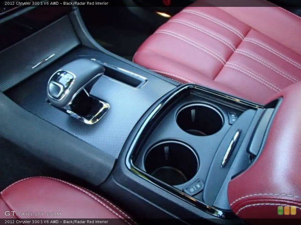 Black/Radar Red Interior Transmission for the 2012 Chrysler 300 S V6 AWD #87343189