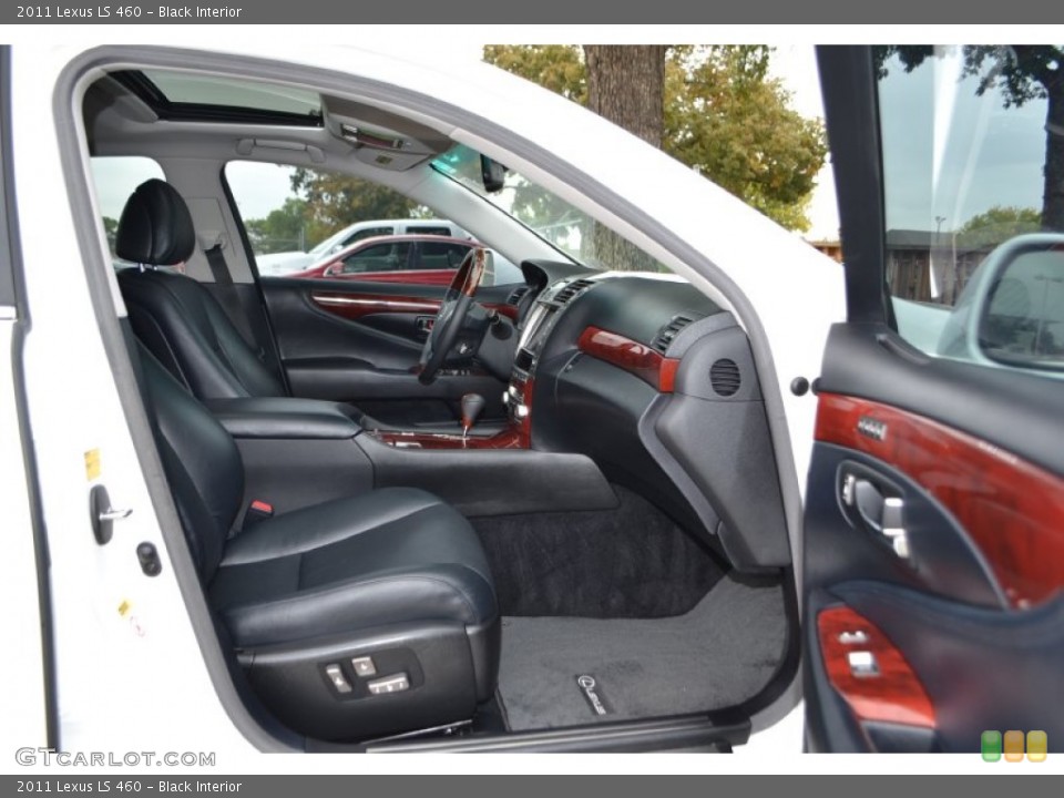 Black Interior Front Seat for the 2011 Lexus LS 460 #87343598