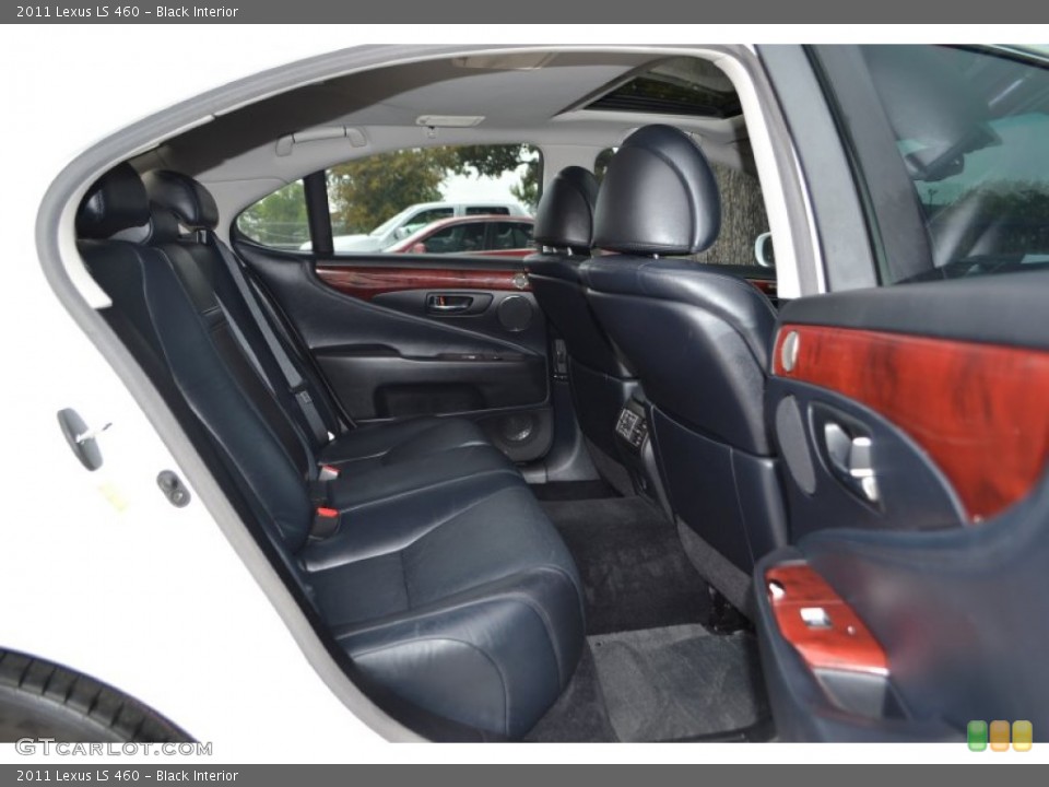 Black Interior Rear Seat for the 2011 Lexus LS 460 #87343621