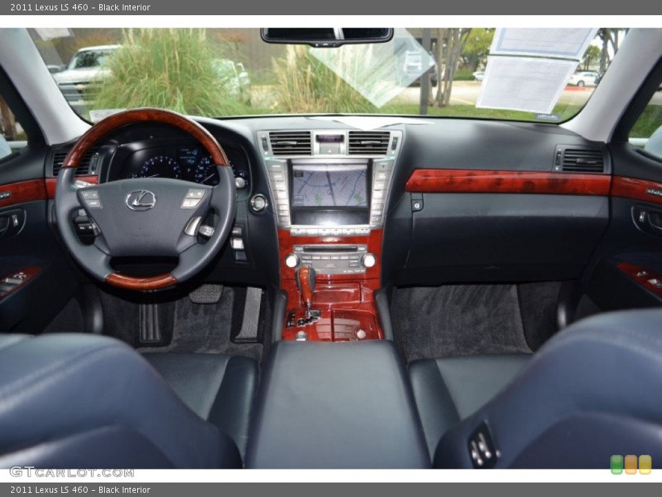 Black Interior Dashboard for the 2011 Lexus LS 460 #87343687