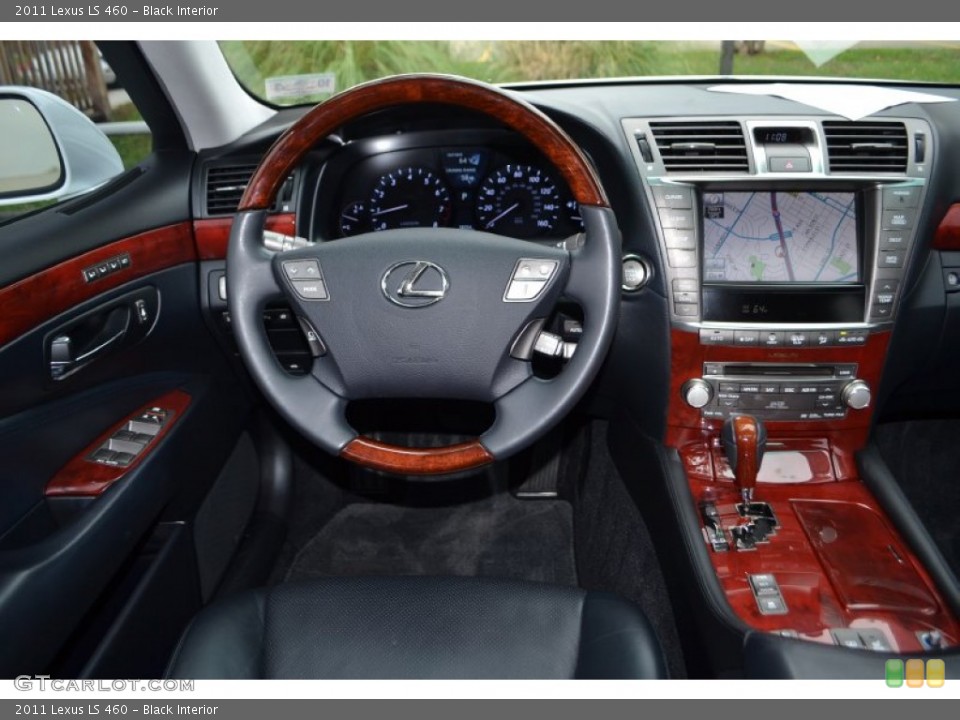 Black Interior Dashboard for the 2011 Lexus LS 460 #87343711
