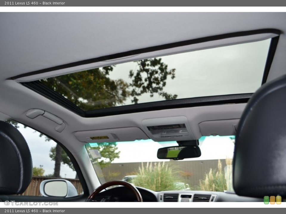 Black Interior Sunroof for the 2011 Lexus LS 460 #87343799